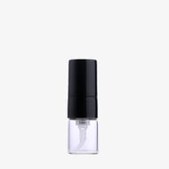 Атомайзер 2 ml стеклянный с распылителем (крышка черного цвета)