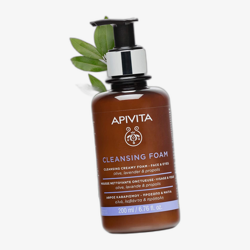 Apivita Cleansing Creamy Foam - Face & Eyes