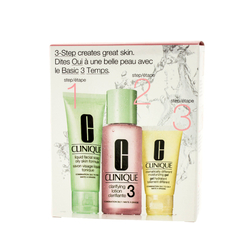 Clinique 3-Step Skin Care System 3 (Combination Oily to Oily Skin) 180 ml