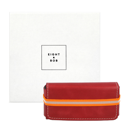 Eight & Bob Leather Perfume Case (Pomodoro Red)