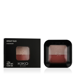 KIKO MILANO Bright Duo Eyeshadow (07 Light Rose/Rosy Peach)