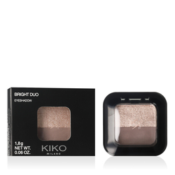 KIKO MILANO Bright Duo Eyeshadow (06 Champagne/Rosy Taupe)