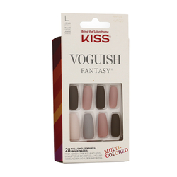 KISS Voguish Fantasy Ready-To-Wear Gel Nails L 28 pcs