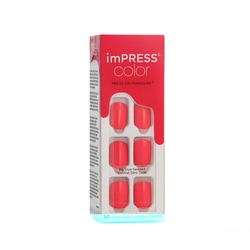 KISS imPRESS color Press-On Manicure S (023 Corally Crazy)