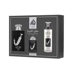 Lattafa Pride Ishq Al Shuyukh Silver EDP 100 ml + EDP 20 ml + DEO VAPO 200 ml