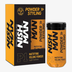 NISH MAN Innovative Sprayed Powder P0 — пудра для укладки волос, 20 г + 20 г