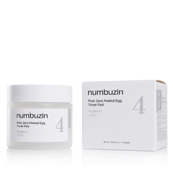 Numbuzin No.4 Pore Zero Peeled Egg Toner Pad