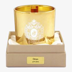 Tiziana Terenzi Orion Scented Candle in Gold Glass