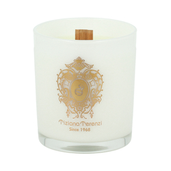 Tiziana Terenzi Kirkè Scented Candle in White Glass + Lid