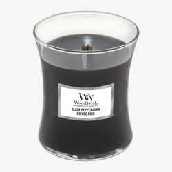 WoodWick Medium Hourglass Candles Scented Candle Black Peppercorn 275 g