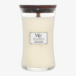 WoodWick Medium Hourglass Candles Scented Candle Island Coconut