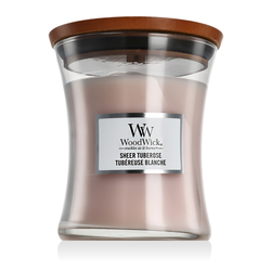 WoodWick Medium Hourglass Candles Scented Candle Sheer Tuberos 275 g