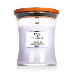 WoodWick Medium Hourglass Candles Scented Candle Lavender Spa 275 g