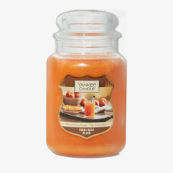 Yankee Candle Classic Large Jar Candles Scented Candle Farm Fresh Peach 623 g