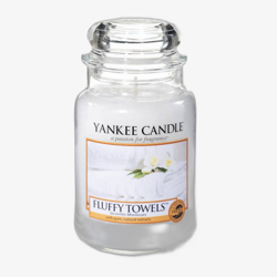 Yankee Candle Classic Large Jar Candles Scented Candle Fluffy Towels