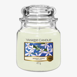 Yankee Candle Classic Medium Jar Candles Scented Candle Midnight Jasmine