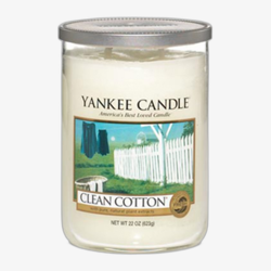 Yankee Candle Signature Tumbler Scented Candle Clean Cotton