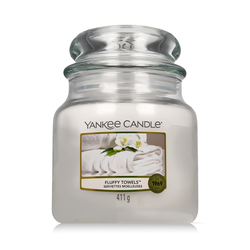 Yankee Candle Classic Medium Jar Candles Scented candle Fluffy Towels 411 g
