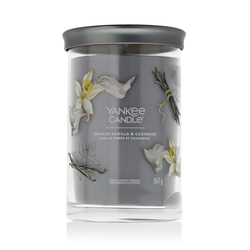 Yankee Candle Signature Tumbler Scented Candle Smoked Vanilla & Cashmere