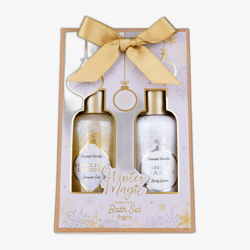 Accentra Winter Magic Vanilla & Musk Bath Set In Small Suitcase