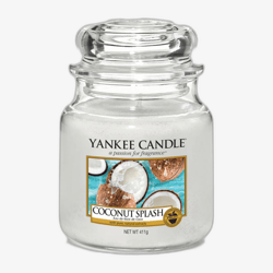 Yankee Candle Classic Medium Jar Candles Scented Candle Coconut Splash