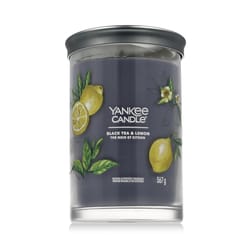Yankee Candle Signature Tumbler Scented Candle Black Tea & Lemon 567 g