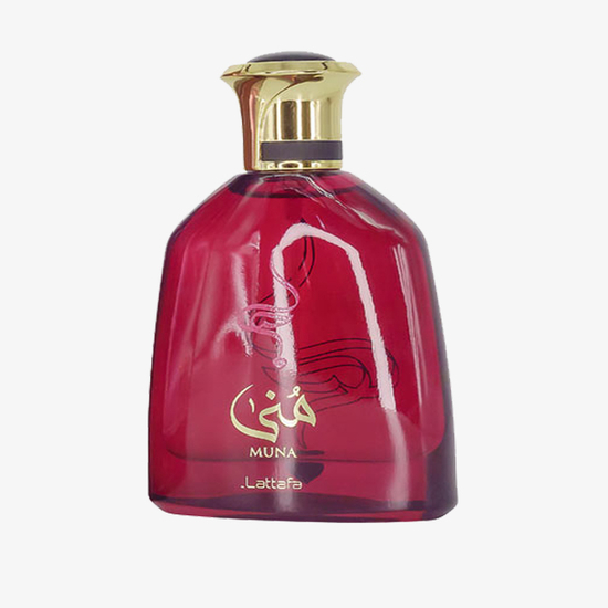 Lattafa Muna EDP bottle and packaging for women’s fragrance