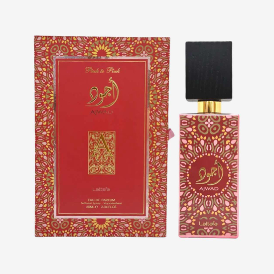 Lattafa Ajwad Pink to Pink 60 ml Eau de Parfum bottle