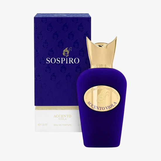 Sospiro Accento Viola EDP uniseksinių kvepalų flakonas produkto nuotraukoje