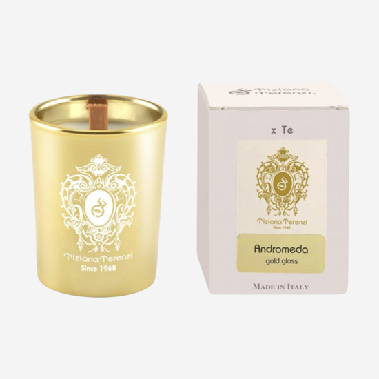 Tiziana Terenzi Andromeda Scented Candle in Gold Glass
