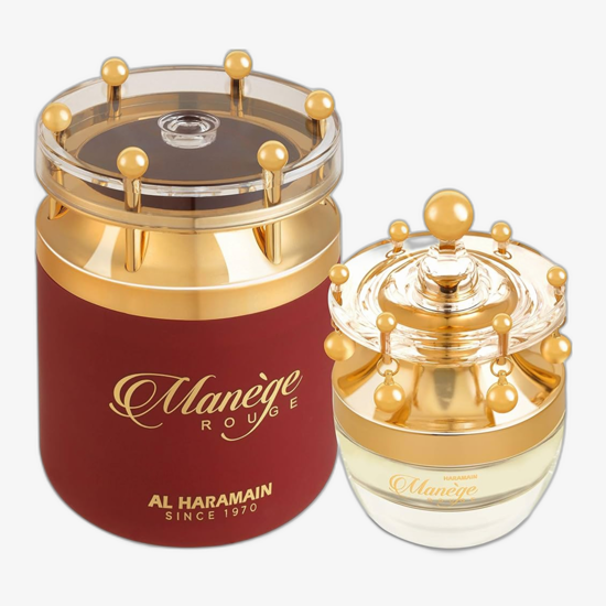 Al Haramain Manège Rouge EDP kvepalų buteliuko produkto nuotrauka