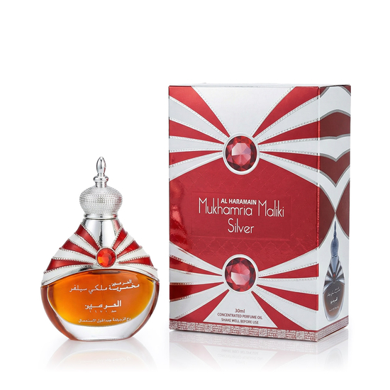 Al Haramain Mukhamria Maliki Silver Perfumed Oil