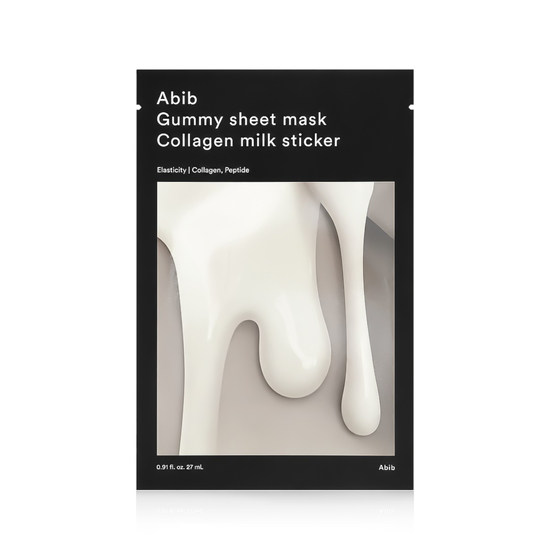 Abib Gummy Sheet Mask Collagen Milk Sticker