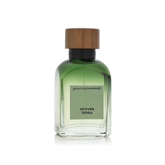 Adolfo Dominguez Vetiver Terra EDP unisex perfume bottle, 120 ml