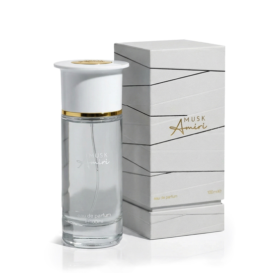 Ahmed Al Maghribi Musk Amiri EDP unisex perfume bottle