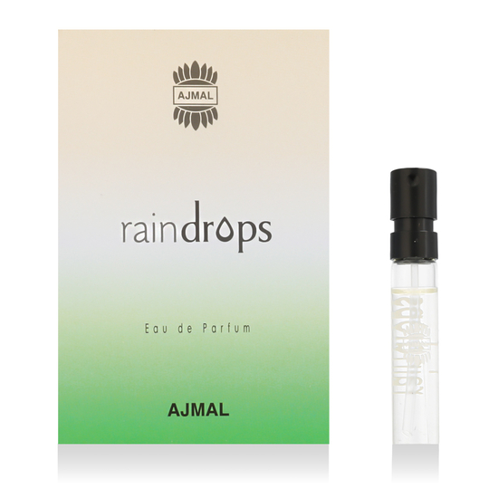 Ajmal Raindrops EDP uniseksinių kvepalų flakonas produkto nuotraukoje