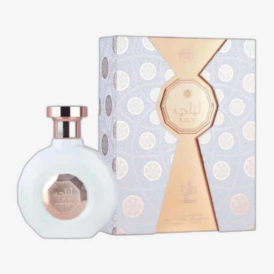 Al Wataniah Lily EDP unisex perfume bottle with floral fragrance