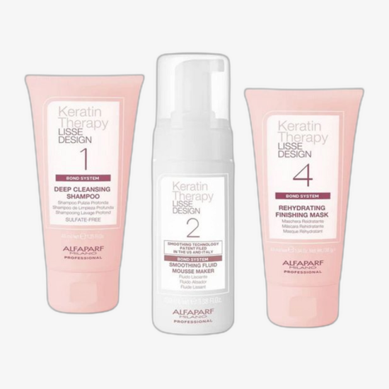 Alfaparf Milano Keratin Therapy Lisse Design smoothing treatment kit