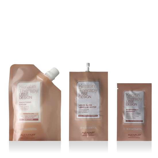 Alfaparf Milano Keratin Therapy Lisse Design smoothing treatment kit