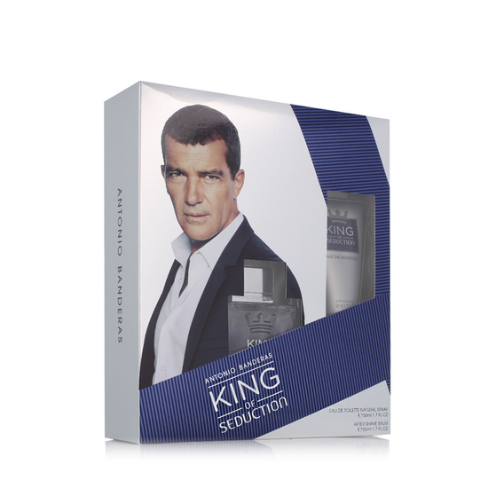 Antonio Banderas King of Seduction EDT gift set with after shave balm