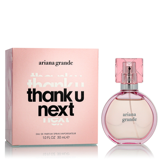 Ariana Grande Thank U Next Eau de Parfum bottle, 30 ml