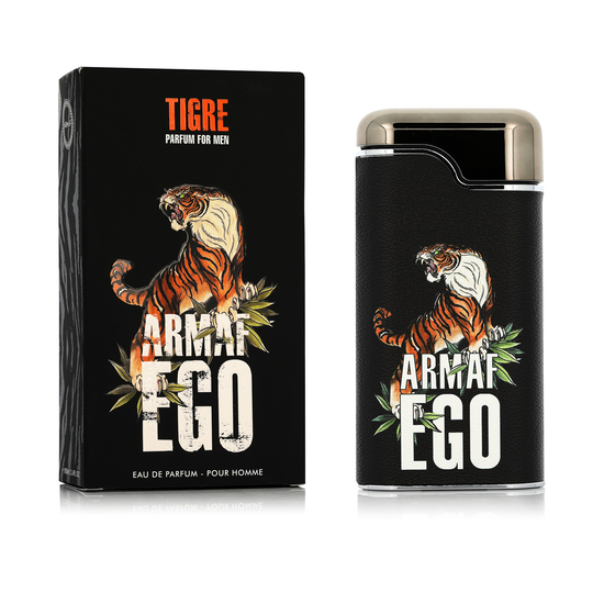 Armaf Ego Tigre Eau De Parfum bottle, unisex fragrance in a 100 ml size