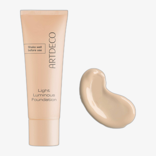 Artdeco High Definition Foundation in Warm 43 Light Honey Beige, shown as a face makeup product