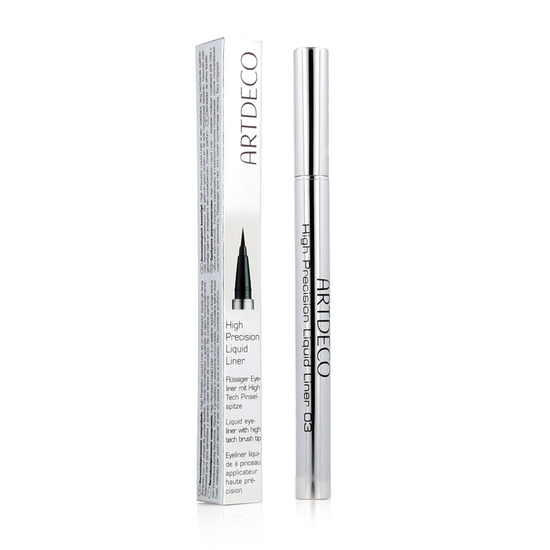 Artdeco High Precision Liquid Liner in 03 Brown, shown as a liquid eyeliner