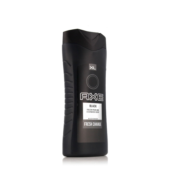 Axe Black kvepiantis dušo gelis, pavaizduotas produkto pakuotėje