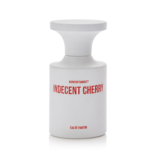 BORNTOSTANDOUT® INDECENT CHERRY EDP unisex perfume bottle
