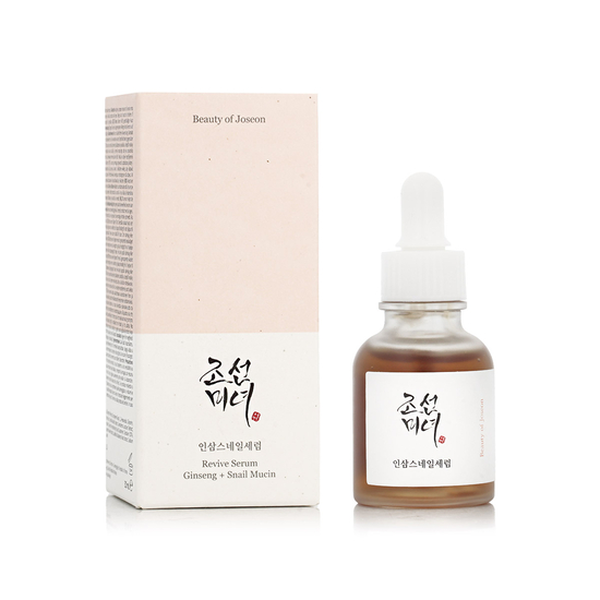 Beauty of Joseon Ginseng + Snail Mucin Revive Serum – veido serumo nuotrauka