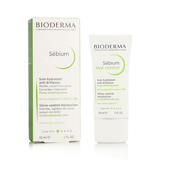 Bioderma Sébium Mat Control mattifying face care product packaging
