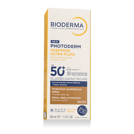 Bioderma Photoderm Xdefense Ultra-Fluid SPF 50+ veido fluidas, 04 atspalvis