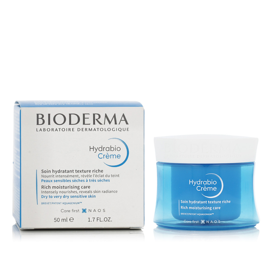 Bioderma Hydrabio Rich Moisturizing Care face cream for dry, sensitive skin